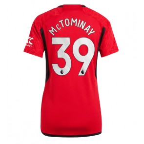 Manchester United Scott McTominay #39 Hemmatröja Kvinnor 2023-24 Kortärmad